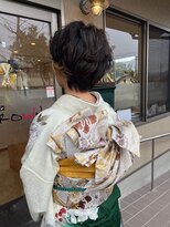 ブラウン(BROWN) 成人式着付け