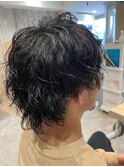 女子ウケ間違いなしのメンズパーマ