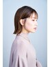 【縮毛矯正】ストレートパーマ/プレケア＆サシェ付（カットなし）￥16,500