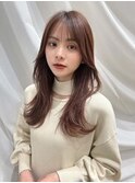 くびれヘア 韓国レイヤー 顔周りカット 小顔ヘア レイヤーカット