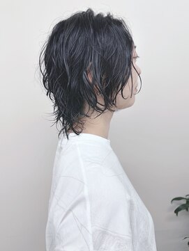 モリオ(morio) *ウルフパーマショートウルフカットミディアムパーマボブパーマ