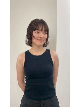 エンドリンク(endlink) ボブショートヘアミルクティーベージュグレージュ