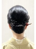 お着物ヘアスタイル