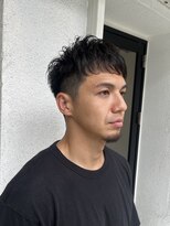 ジリ(JILI)&nbsp;【JILI】ショートバング　メンズショート　パーマ ◎上辻