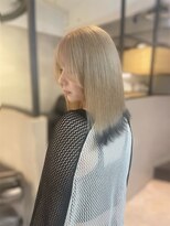 エイト 福岡天神店(EIGHT fukuoka)&nbsp;ベージュ×ブラック裾カラー