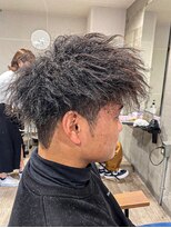 メンズファット バイ アプリーレ(Men's PHAT by Aprire)&nbsp;黒髪マッシュツイストパーマ