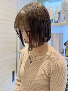エフ ヘアーアンドリラクゼーション(F. hair & relaxation)の写真/【大阪/梅田/中崎町】ナチュラルに収まる、シャキーンとならない、チューニングストレート