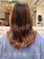 アミー 池袋(Ammy) #コテ巻き風パーマ #パーマロング#韓国風パーマ#デジタルパーマ