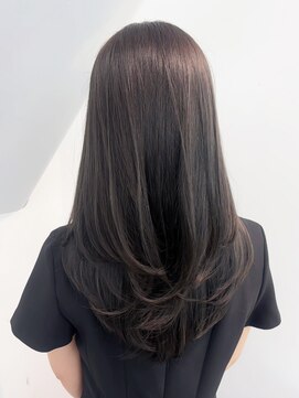 アルバム 池袋(ALBUM) ロング顔周りレイヤー大人ガーリー 似合わせカット_ba574851