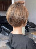 30代40代50代◎大人ナチュラルレイヤーショートボブ「The C」