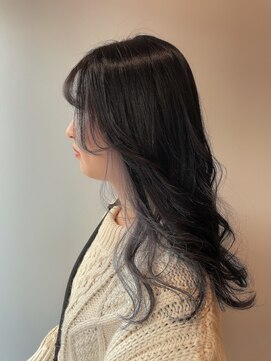 エンタリティリット(entality lit) ディープグレー×シルバー インナーカラー