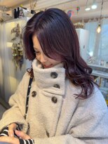 アミュー(amiu)&nbsp;ワインレッドカラー