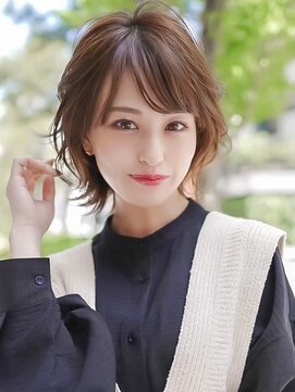 ギークス(GEEKS) 【GEEKS渋谷】くびれミディアム/春カラー/レイヤーボブ/20代30代