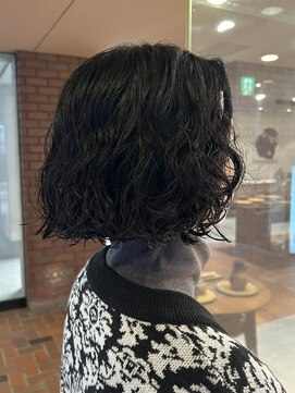 ノラ ヘアーサロン(NORA HAIR SALON) ボブパーマミニボブラフパーマパーマスタイル