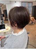 ショート/ハイライト/レイヤーカット/髪質改善/ボブ/白髪ぼかし