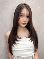 ロンド フィーユ(Lond fille)&nbsp;☆ ワンホンレイヤー/グレージュブラウン/韓国巻き/顔周りカット