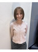 ヘーゼルベージュ×ボブレイヤー
