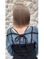 Moana Sia.by HEADLIGHT前橋 【髪質改善/レイヤーカット/美髪】【10/2OPEN（予定）】&nbsp;Moana【前橋】#ブリーチ#ミルクティーベージュ#ボブ