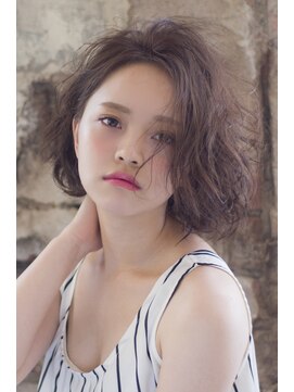 エアー 福岡(AIR) ［air-FUKUOKA　竹石］ 大人かわいい簡単スタイリングボブ