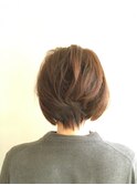 トップふっくらショートボブ　担当　川瀬賢翁