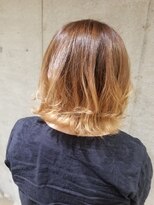 エイト 上野店(EIGHT ueno)&nbsp;【EIGHT 上野】佐藤  バレイヤージュ風ベージュオレンジ