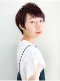 【yuka】暖色ダークトーンショート20代30代40代