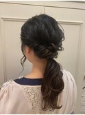 ミディアム　袴ヘアセット　卒業式
