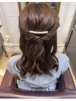 パリスパート2 可愛い ハーフアップ ヘアアレンジ