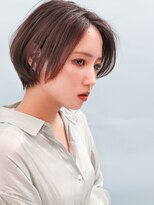 ヨファヘアー 岡本店(YOFA hair)&nbsp;大人かわいい小顔ショートボブ1104