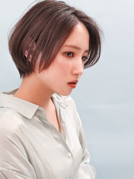 ヨファヘアー 岡本店(YOFA hair) 大人かわいい小顔ショートボブ1104