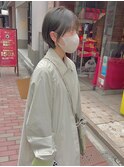 オリーブグレージュ/ショートヘア