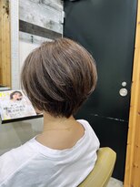 ディッシュ 五反田(dish)&nbsp;夏カラー☆アッシュベージュさっぱりショート★五反田　美容院