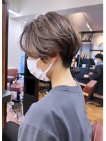 イノセンス 西宮北口店(innocence) 【井上】ハイライトグレージュで立体感たっぷりのショートヘア