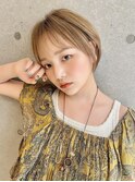 セシルカット/フォギーベージュ//外ハネ