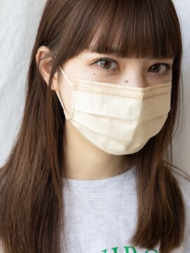 アフロート ギンザ(AFLOAT GINZA) 【白川】20代30代40代ぱっつん前髪ミントアッシュ23.5.26