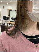 簡単外ハネボブ×インナーカラー