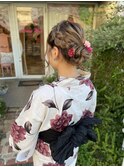 ヘアアレンジ＊まとめ髪＊浴衣着付☆_Pink行徳駅 妙典駅 浦安駅