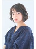 『 グレージュ &  無造作 』クセ毛風 マニッシュ shortBOB☆