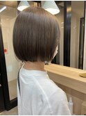 透け感カラー×ボブ