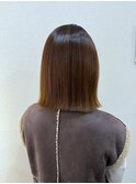 切りっぱなしボブ