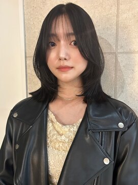 チル 福井駅前店(Chill) 福井 駅前 レイヤーミディアム 韓国風 髪質改善 地毛風