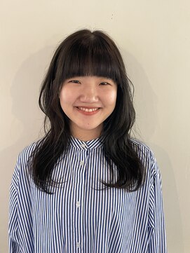 美容室 はなこ オリーブカラー