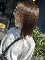 ブランカヘアー 西尾(BLANCA HAIR) プツッと切りっぱなしボブ