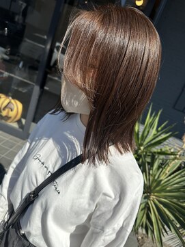 ブランカヘアー 西尾(BLANCA HAIR) プツッと切りっぱなしボブ