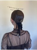 お呼ばれヘアセット