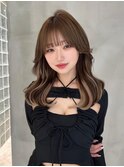 成人式はダブルカラー、インナーカラー♪