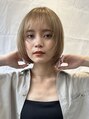 サンクプロジェクト(cinq PROJECT)&nbsp;ベージュカラー×顔周りレイヤーカット＊