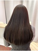【 チョコレートベージュ×髪質改善トリートメント 】