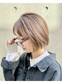 切りっぱなしボブ 20代30代40代ヘア 小顔 神戸ボブ 三ノ宮