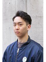 クオンヒール 堺筋本町店(QUON HEAL) 黒髪×ショートラルフカール